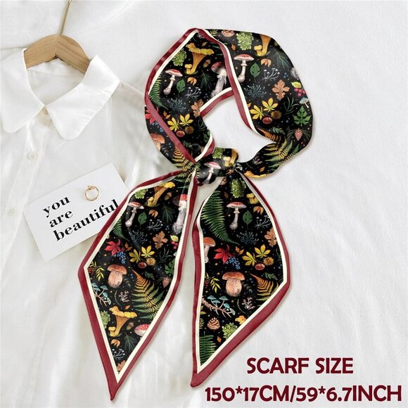 ❤️ Scarf Silk Feeling Hair Head Neck Satin Fashion for Bag Decoration Women - Picture 2 of 7